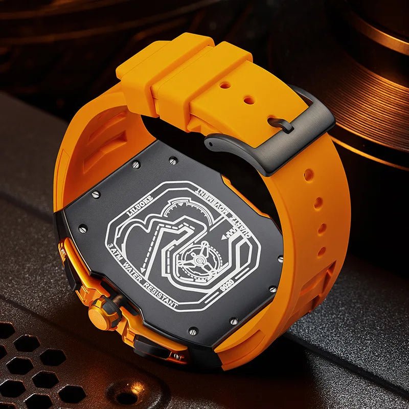 Mens Watches Top Brand Luxury Rubber Quartz Watch For Men Fashion Military Waterproof Luminous Date Clock Male Montre Homme - Sergio Cavelli