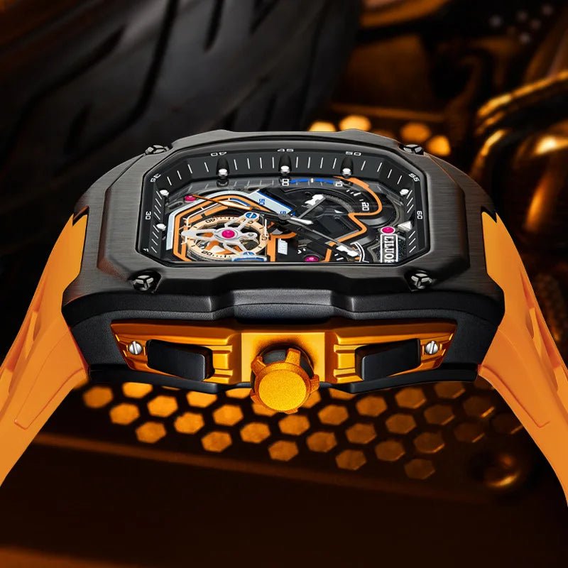 Mens Watches Top Brand Luxury Rubber Quartz Watch For Men Fashion Military Waterproof Luminous Date Clock Male Montre Homme - Sergio Cavelli
